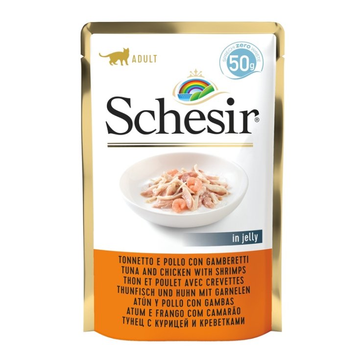 SCHESIR CAT TONN CUISSES DE POULET50G