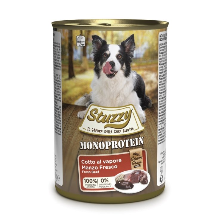 STUZZY DOG SINGLE PROT BOEUF 400G