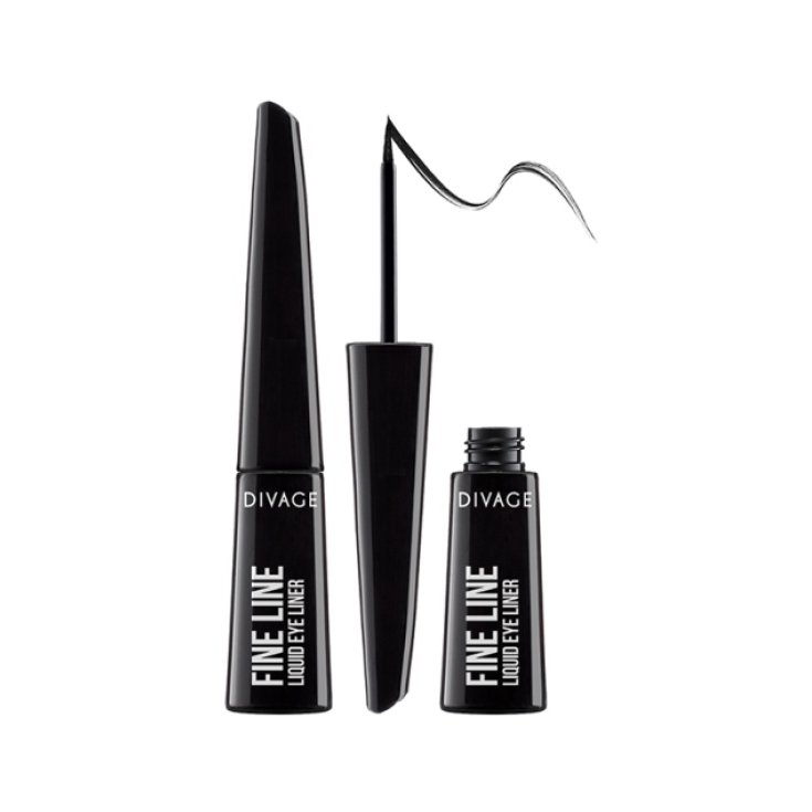 Divage Fine Line Eyeliner Liquide 5407 Noir Pur