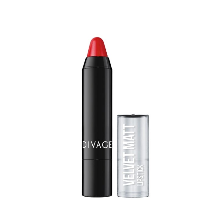 Divage Velvet Mat Chubby Rouge à Lèvres Effet Mat 04 Luxur Red