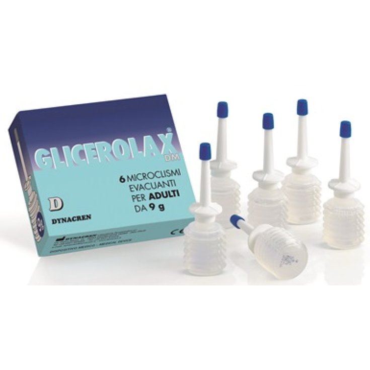 Dinacren Gliceolax Micro-lavements Adultes 6 Pièces x 9g