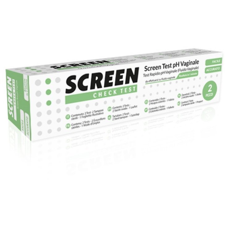 Screen Pharma Test Ph Vaginal 2 Pièces