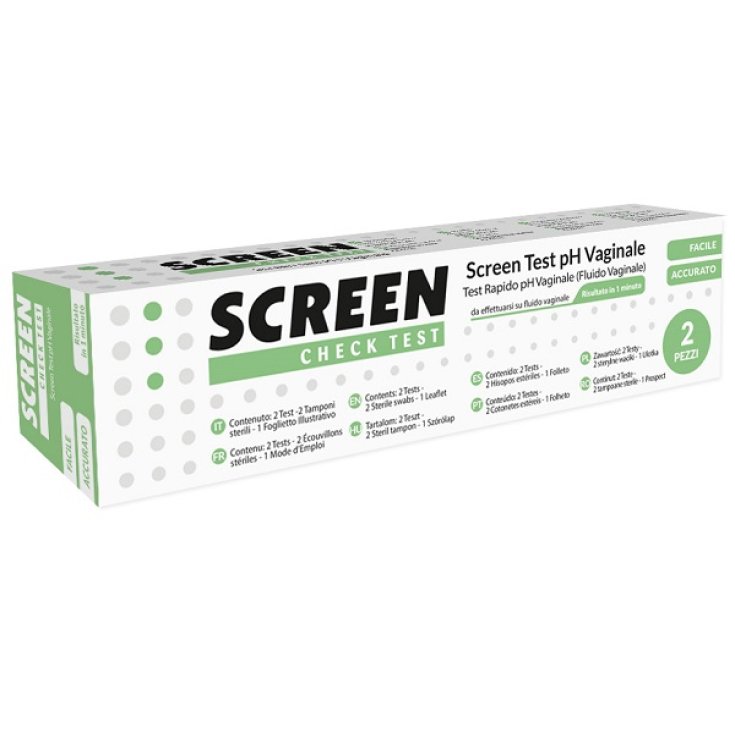 Screen Pharma Test Ph Vaginal 2 Pièces