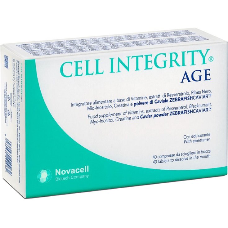 Novacell Cell Integrity Age Complément Alimentaire 40 Comprimés