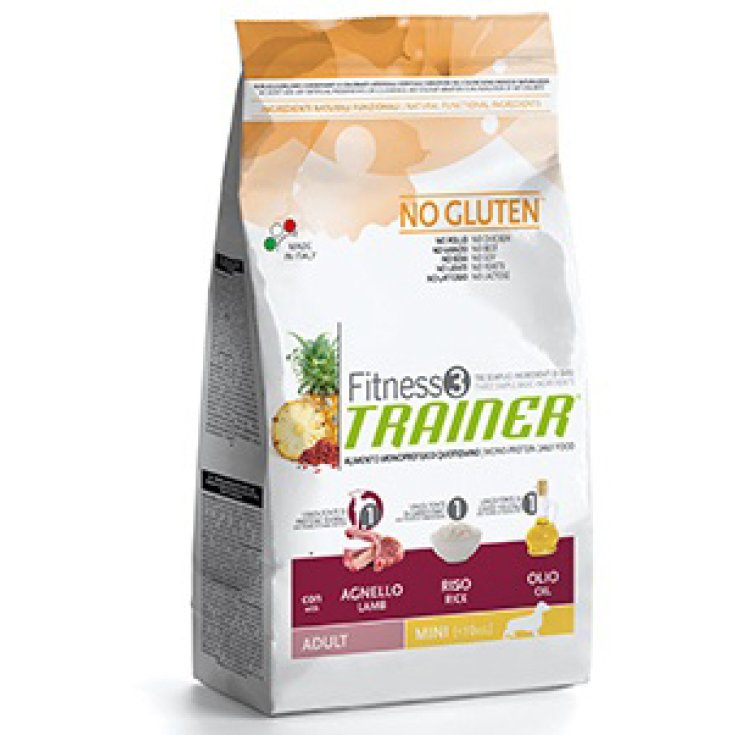 Nova Foods Trainer Fitness 3 Adulte Mini Agneau Huile de Riz 2 kg