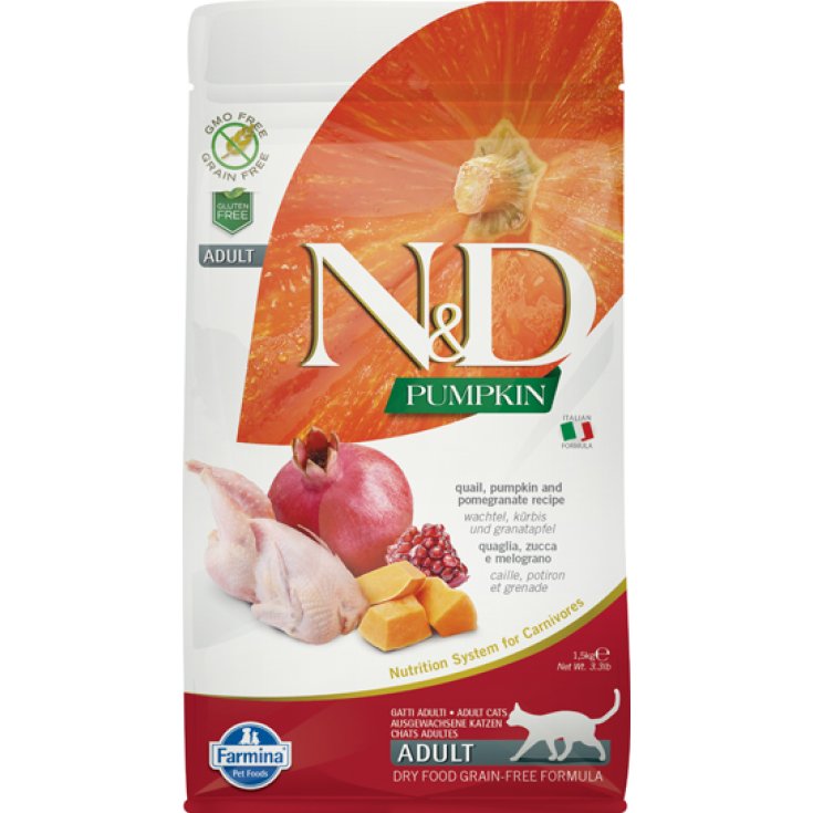 N&D P FEL CAILLE AD 1,5KG