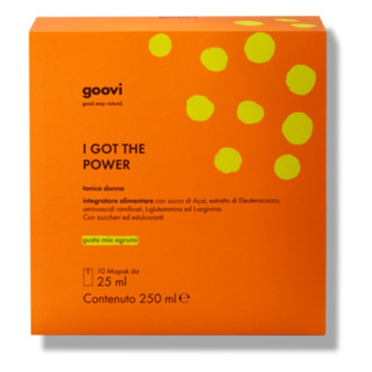 Goovi I Got The Power Woman Tonique Complément Alimentaire 10 Sachets Gel x 25 ml