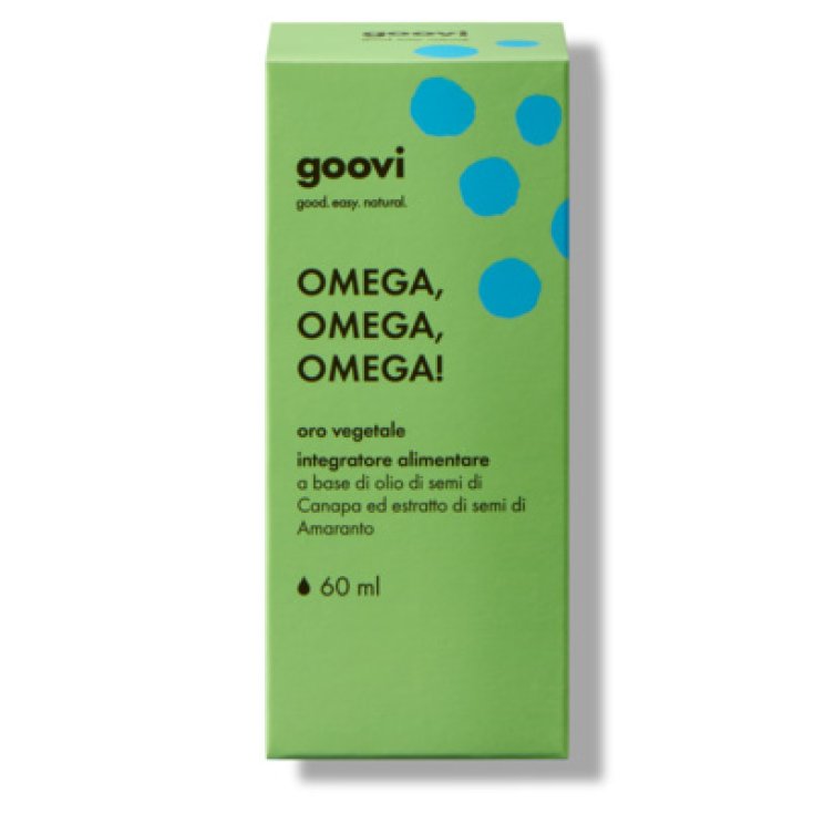 Goovi Oméga, Oméga, Oméga ! Complément Alimentaire Or Végétal 60ml