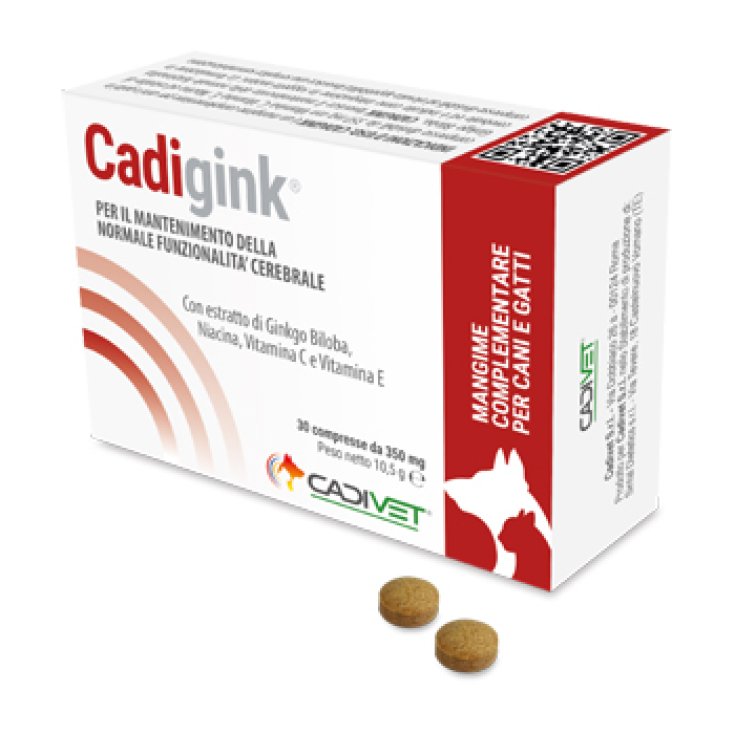 Cadivet Cadigink Aliment Complémentaire Pour Chiens Et Chats 30cpr