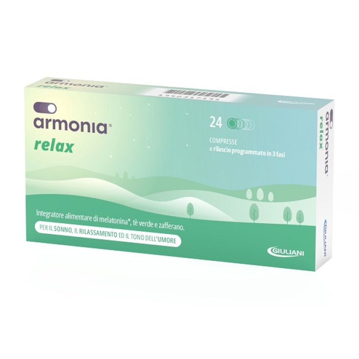 Nathura Armonia Relax Avec Mélatonie Et Extraits D'Origine Naturelle 1 mg 24 Comprimés