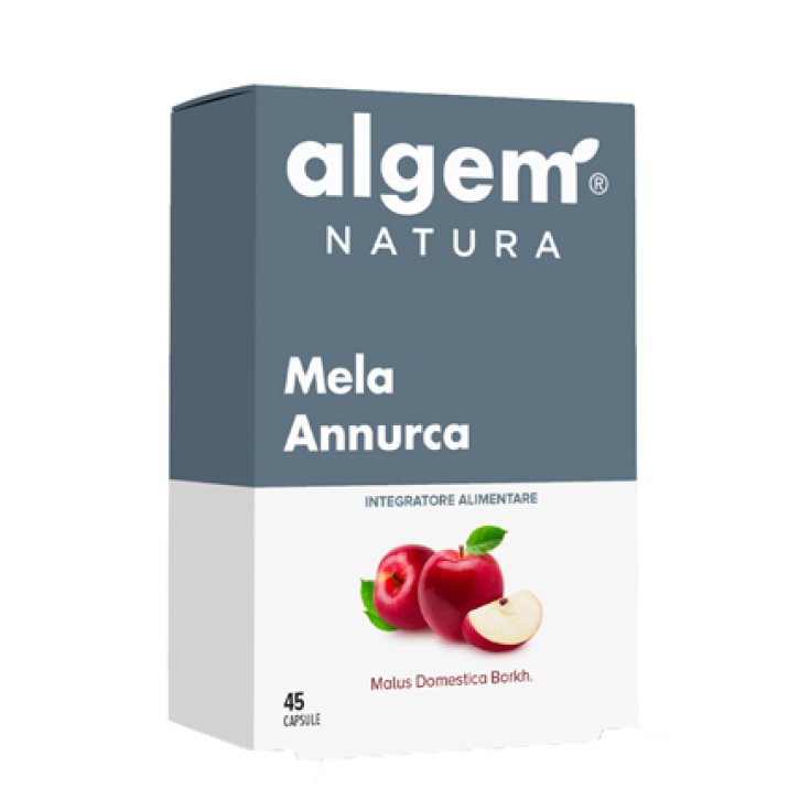 Algem Mela Annurca Complément Alimentaire Sans Gluten 45 Gélules