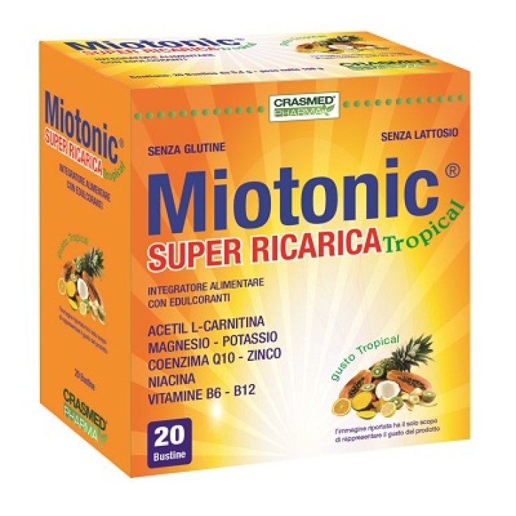 Miotonic Super Recharge Complément Alimentaire Tropical 20 Sachets