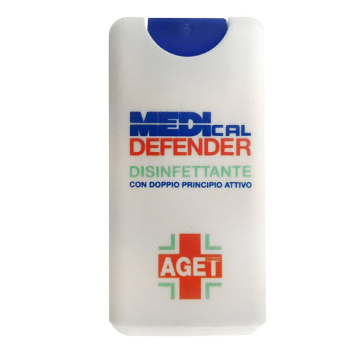 Aget MEDIcal Defender Désinfectant Au Double Principe Actif Spray 15 ml
