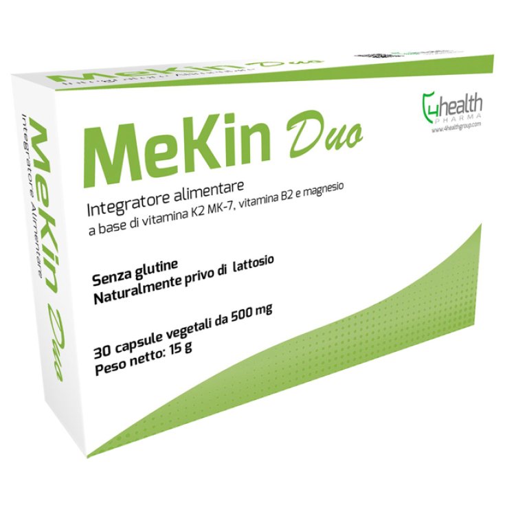 4 Health Mekin Duo Complément Alimentaire Sans Gluten 30 Gélules 15g