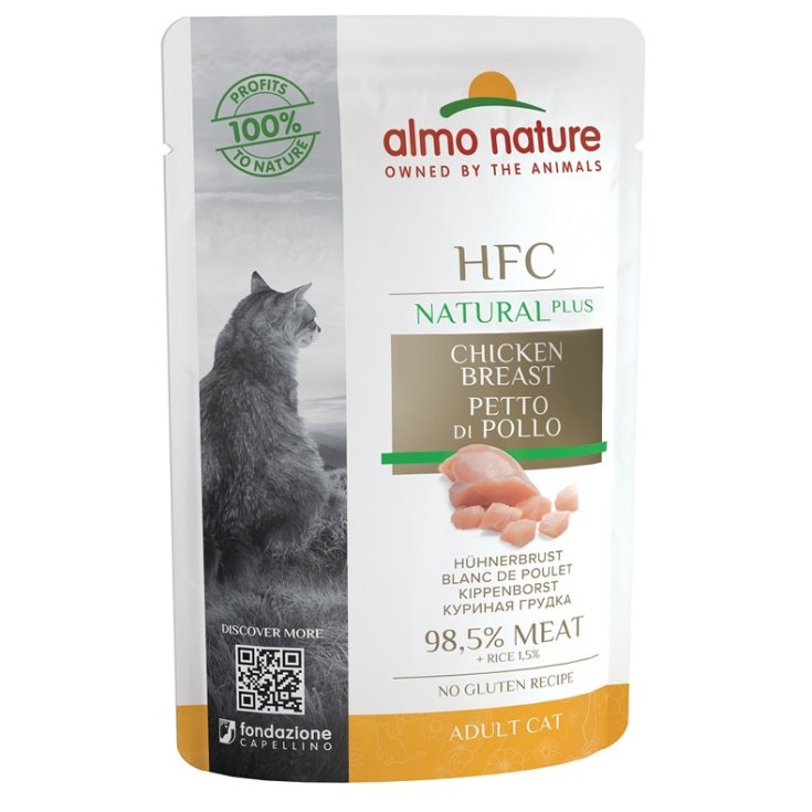 HFC PLUS POITRINE DE POULET CHAT 55G