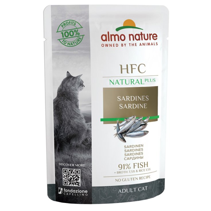 HFC CAT PLUS SARDINES NAT 55G