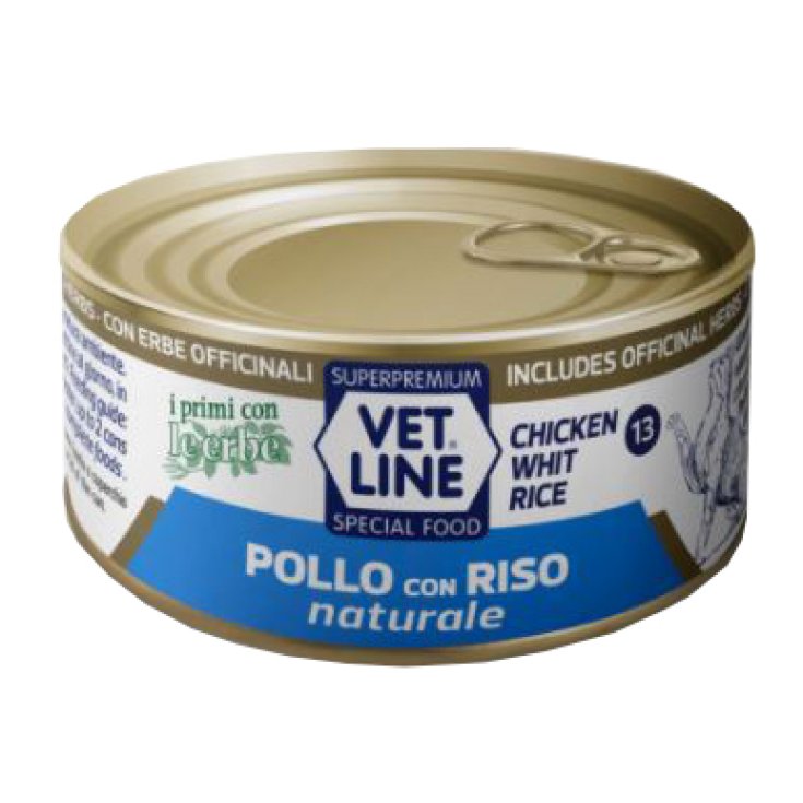 VET LINE CHAT POULET+RIZ 70G