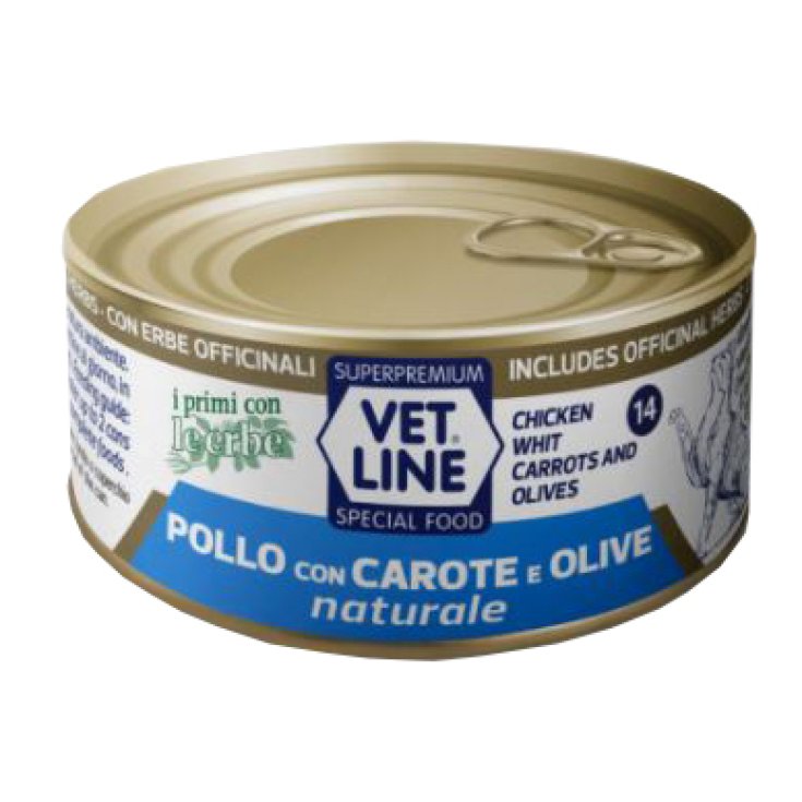 VET LINE CHAT POULET+CAROTTE 70G