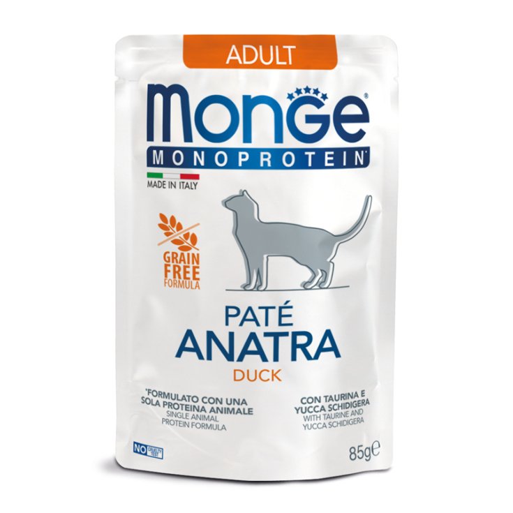 PÂTÉ DE CANARD ADULTE MONGE CAT85G