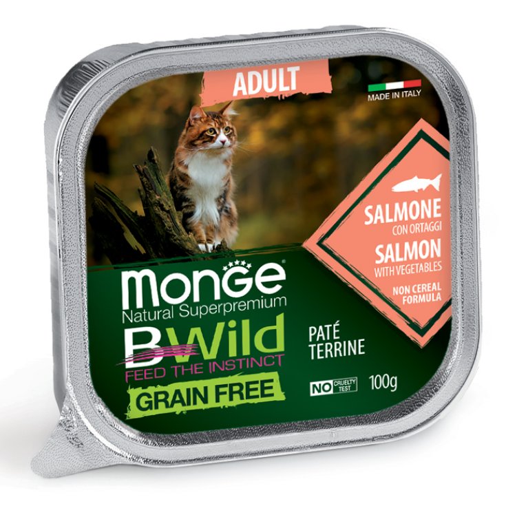 MONGE BWILD CAT AD SAUMON/ORT