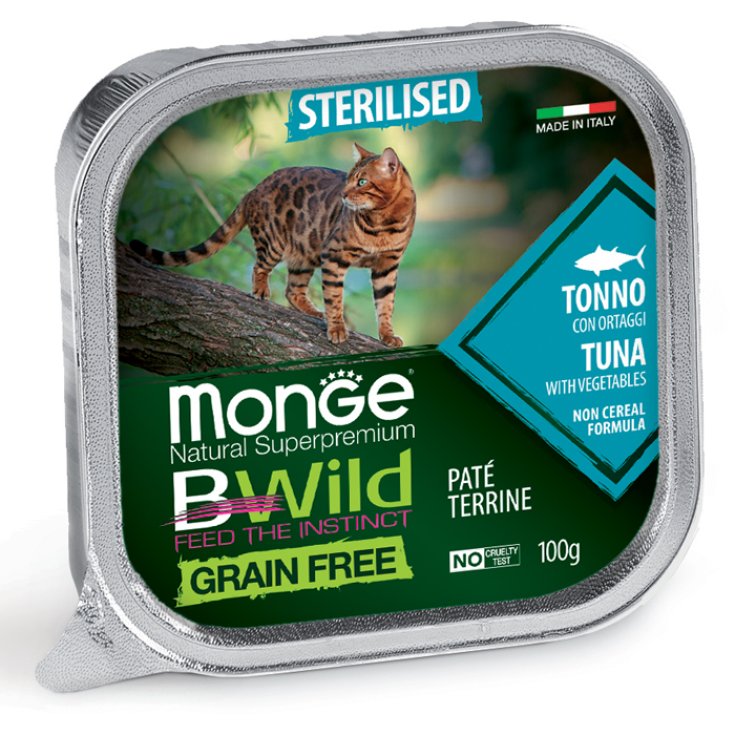 MONGE BWILD CAT STÉRIL TON/ORT