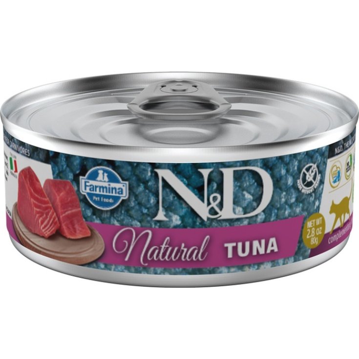 N&D CAT THON NATUREL 80G