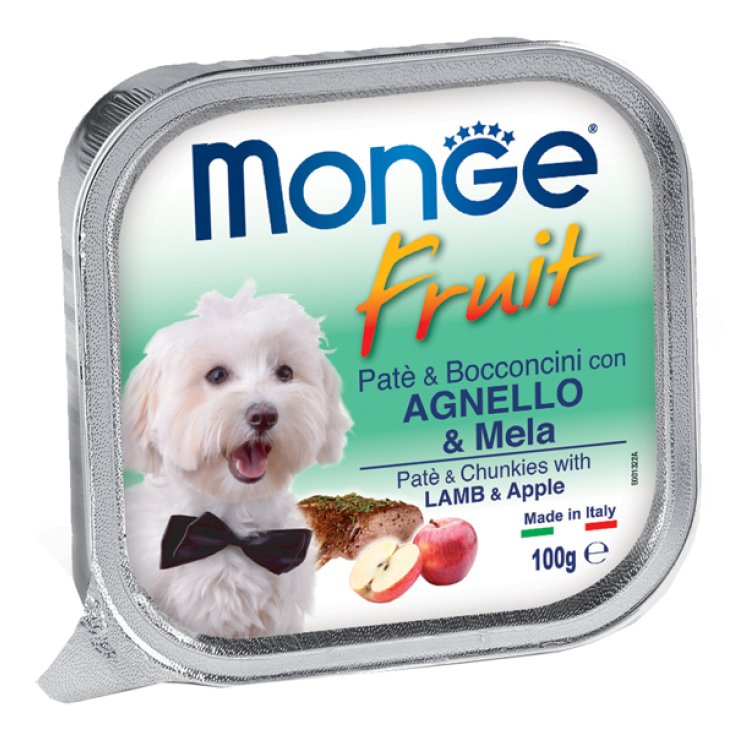 MONGE FRUIT CHIEN AGNEAU&POMME