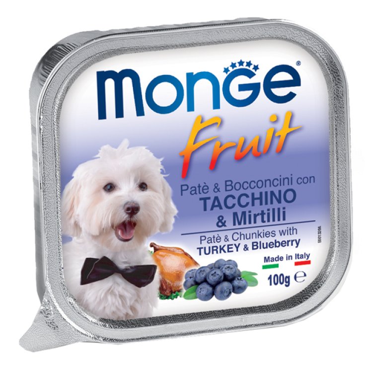 MONGE FRUIT CHIEN DINDE & MIRT