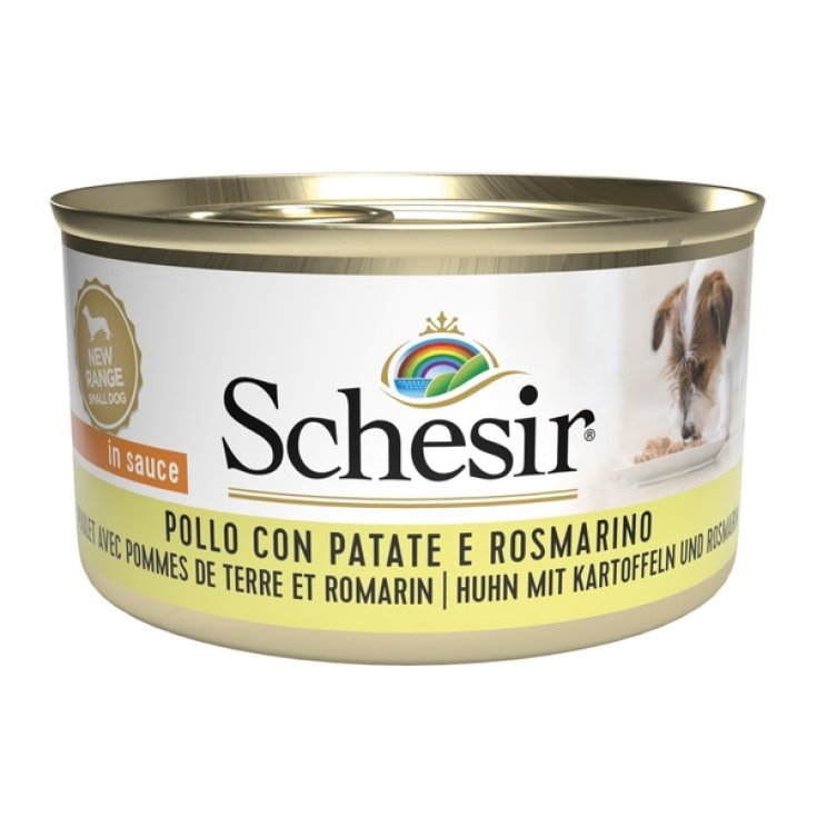 SCHESIR CHIEN POULET PAT ROSM 85G