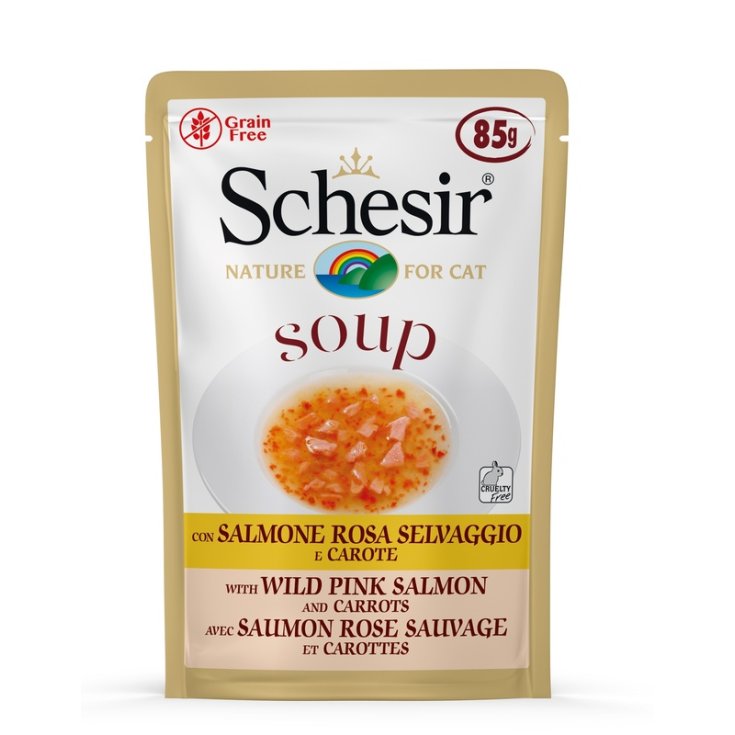 SCHESIR SOUPE CHAT SALME ROSE 85G