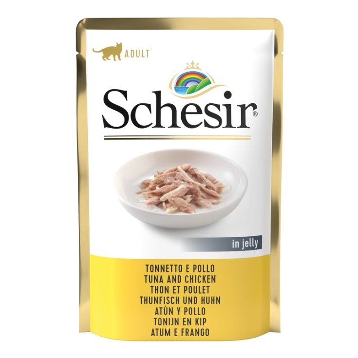 SCHESIR CAT TON POULET 85G