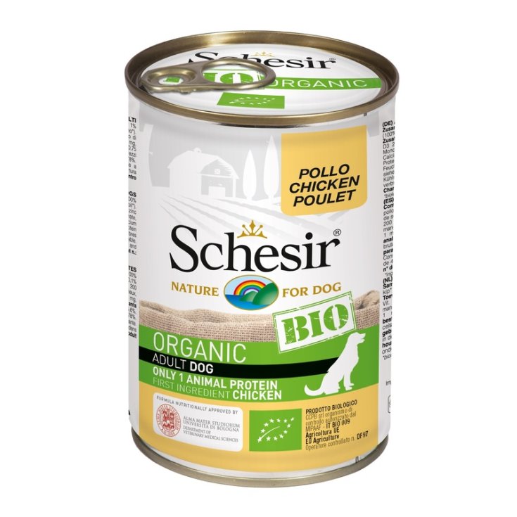 SCHESIR POULET POUR CHIEN BIO 400G