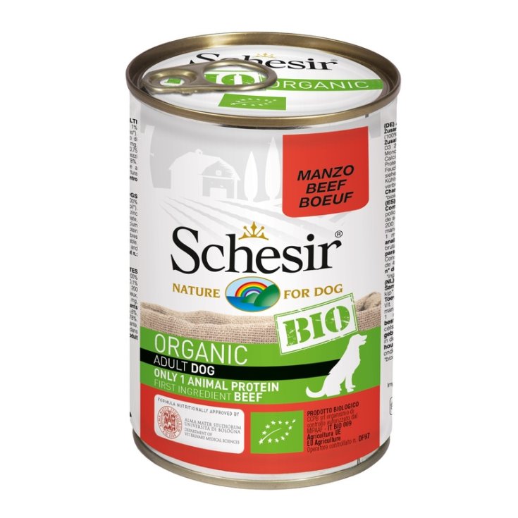 SCHESIR BIO CHIEN BOEUF 400G