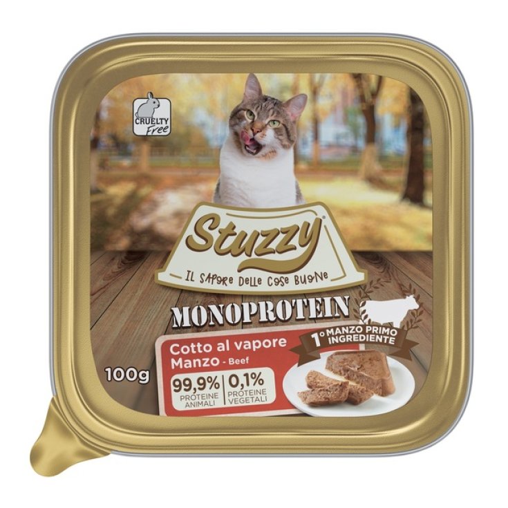 STUZZY MONOPROT CHAT BOEUF 100G