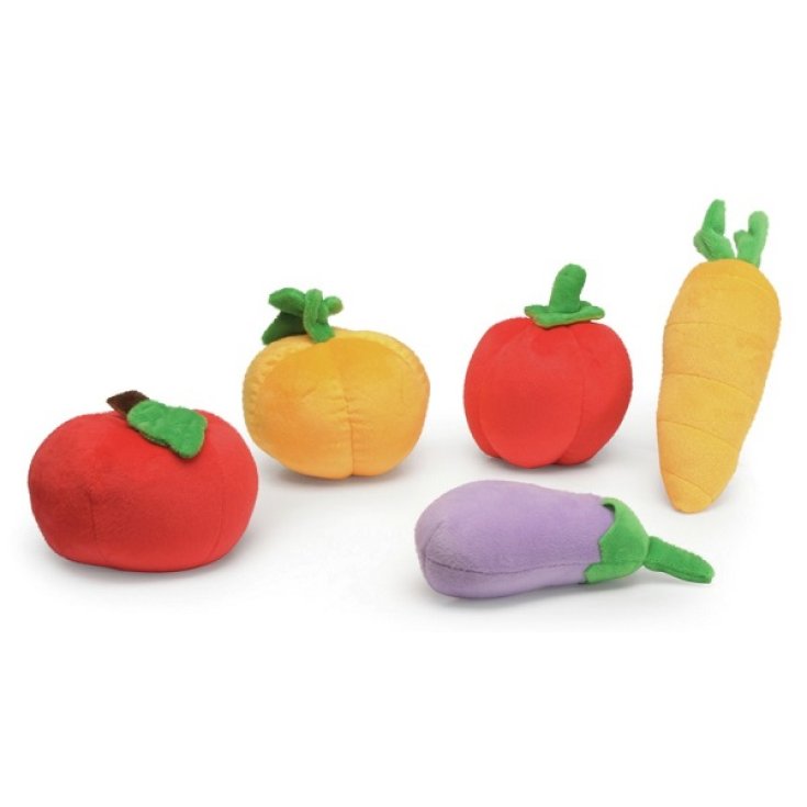 JEU DE CHIEN PELUCHE LÉGUMES 5PCS