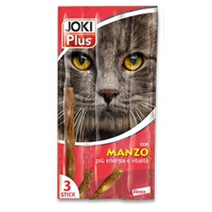 JOKI PLUS CHAT AU BOEUF 3X5G