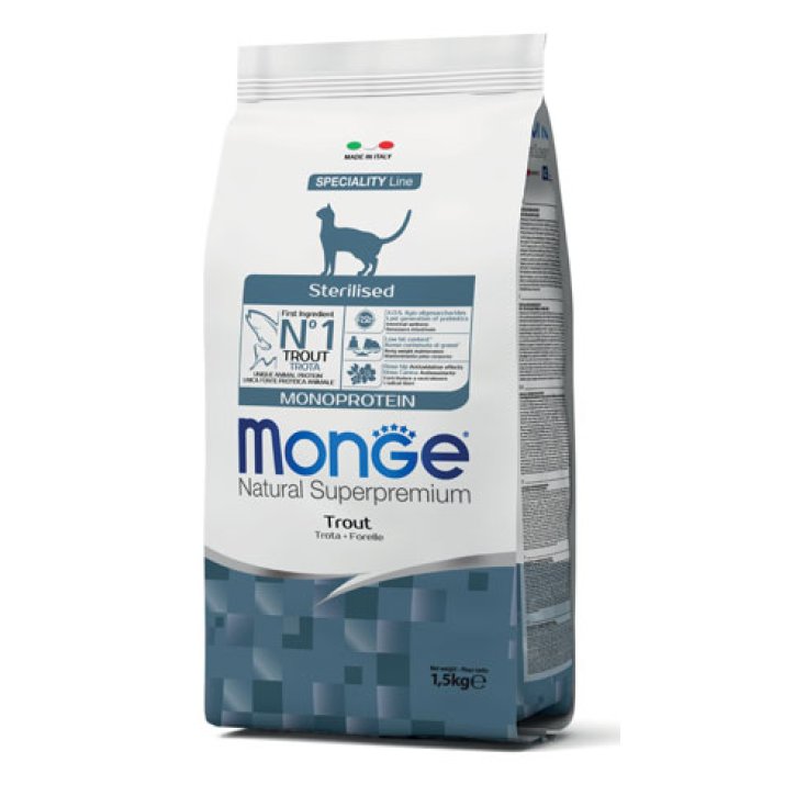 MONGE CAT STER MONO TRUITE 1,5KG