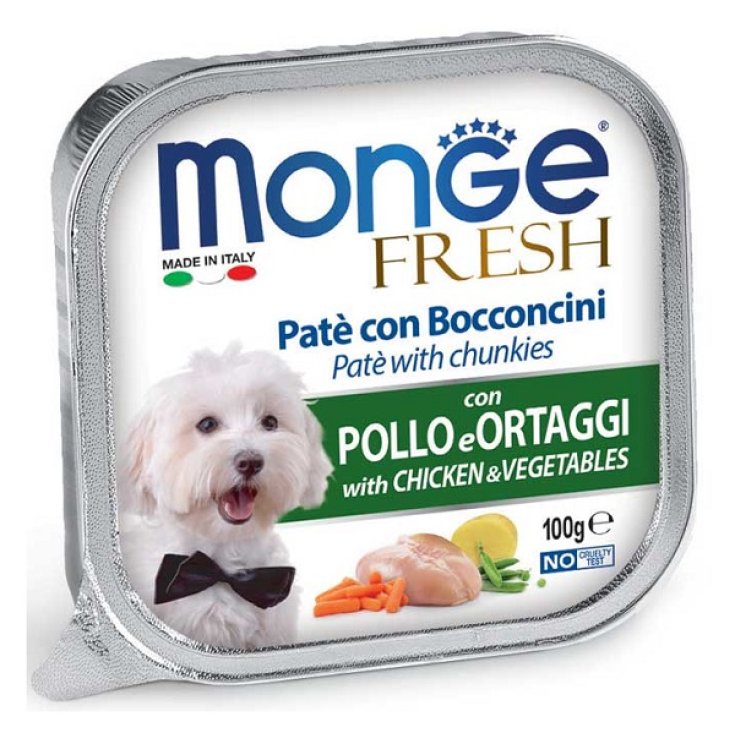 MONGE POULET FRAIS/LEGUMES 100G