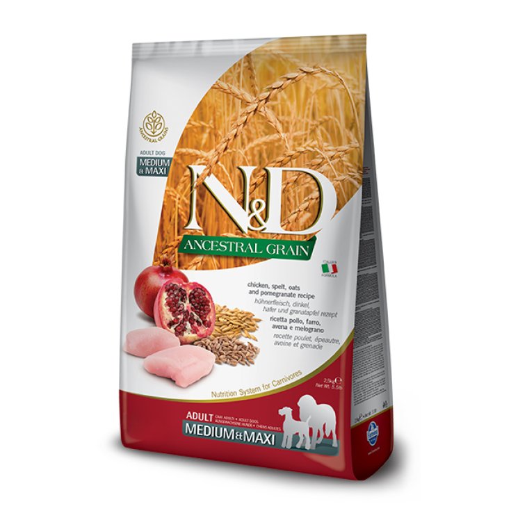 N&D CHIEN POULET&POM AD M/M12KG