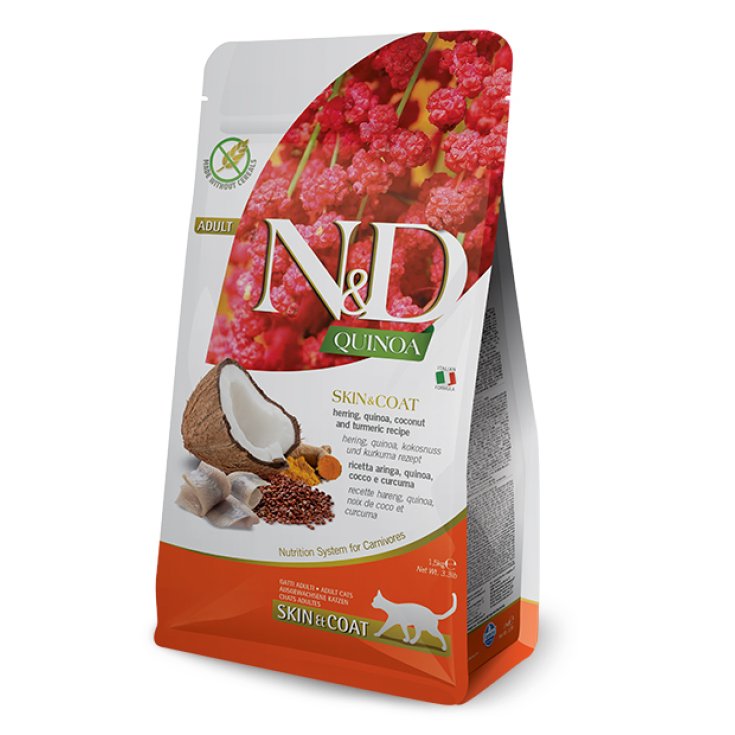 N&D CAT QUINOA SK&CO HERR 5KG