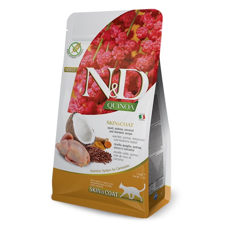 N&D CAT QUINOA SK&CO CAILLE 5KG