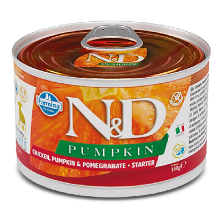 N&D CHIEN POUSSIN&POMPE&POM ST 140G