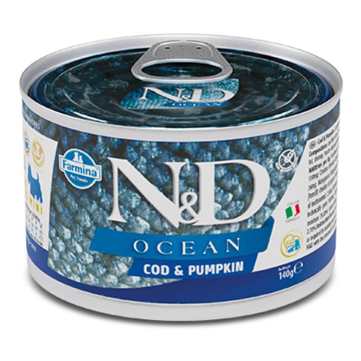 N&D DOG OCEAN MORUE&POMPE 140G