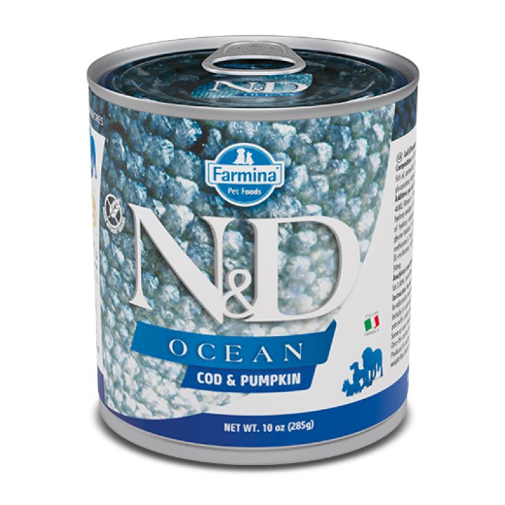 N&D DOG OCEAN MORUE&POMPE 285G