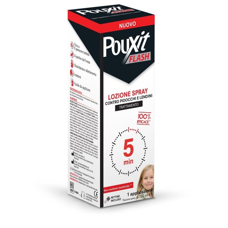 Poutix&nbsp;Flash &ccedil;ozione Spray Pidocchi/Lendini 150ml