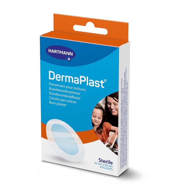 CER DERMAPLAST USTIONI 8P