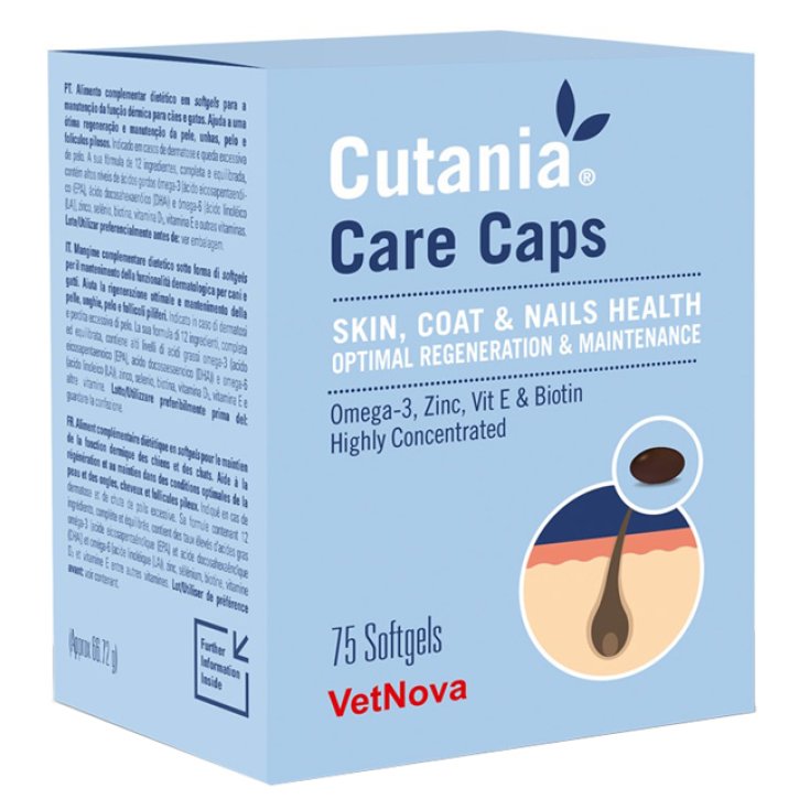 CAPSULES DE SOINS CUTANIA 75CPS