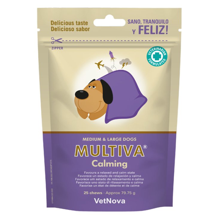 MULTIVA CALMANT CHIEN M/L 25CHEW