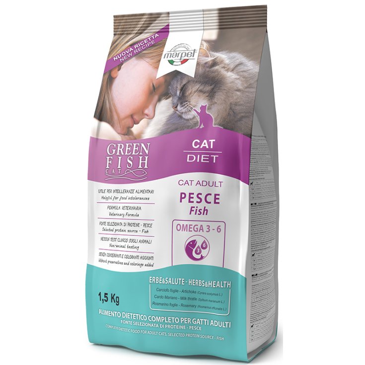 POISSONS VERTS CHAT 1.5KG