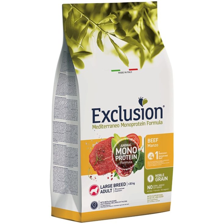 EXCLUSION M BOEUF ADULTE L12KG